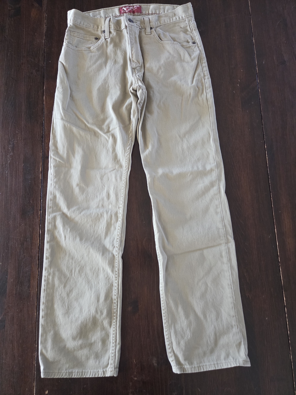 Casual Straight-Leg Khaki Pants Arizona 32x32